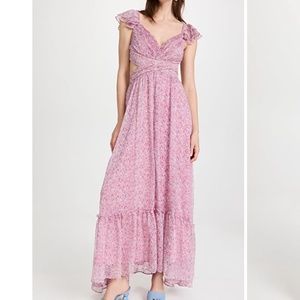 ASTR The Label -  Primrose Floral Strappy Back Maxi Dress